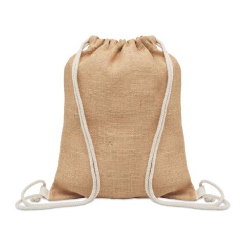 Jute drawstring bag beige | No Branding | not available | not available | not available