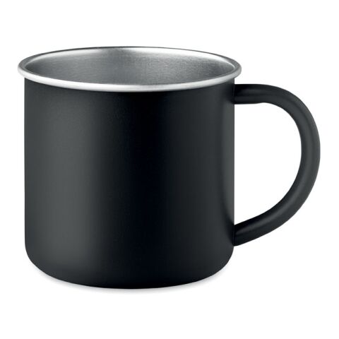 Recycled stainless steel mug black | No Branding | not available | not available | not available