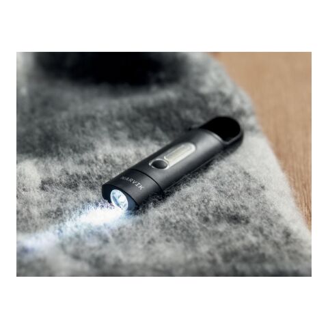 Pocket size COB flash light black | Without Branding | not available | not available | not available