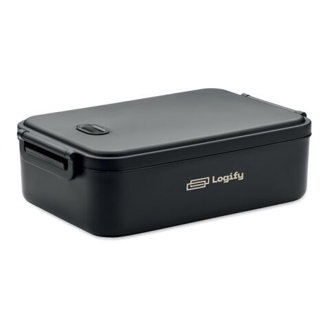 Recycled PP lunch box 2200 ml black | Without Branding | not available | not available | not available