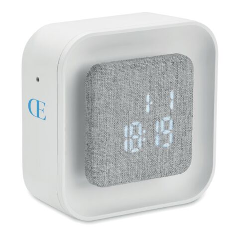 Recycled ABS/RPET alarm clock white | Without Branding | not available | not available | not available