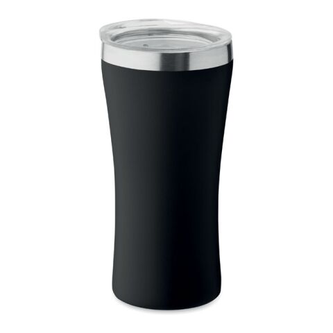 Double wall tumbler 160 ml black | Without Branding | not available | not available