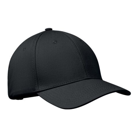 6 panel cotton baseball cap black | No Branding | not available | not available | not available