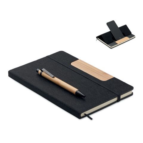 A5 RPET notebook set black | Without Branding | not available | not available | not available