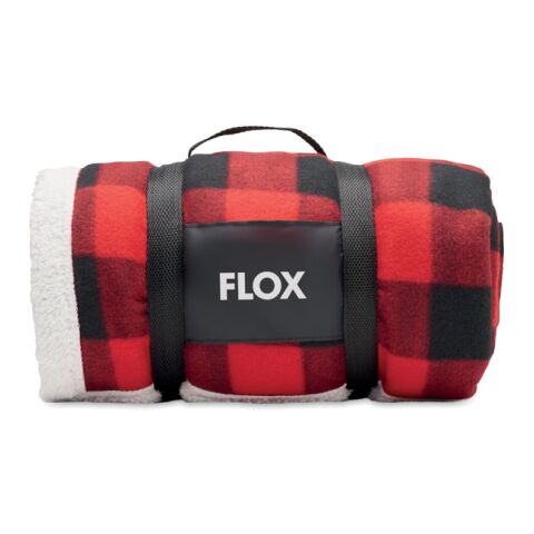 RPET sherpa fleece blanket red | No Branding | not available | not available | not available