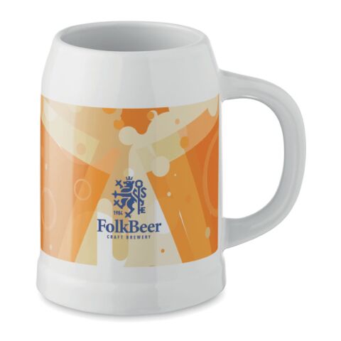 Sublimation beer mug 500 ml white | No Branding | not available | not available