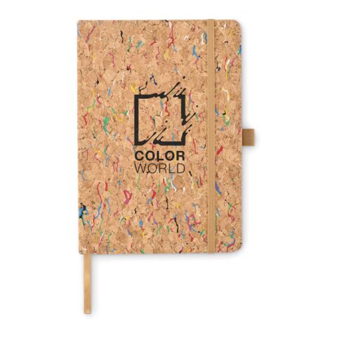 A5 cork coloured notebook