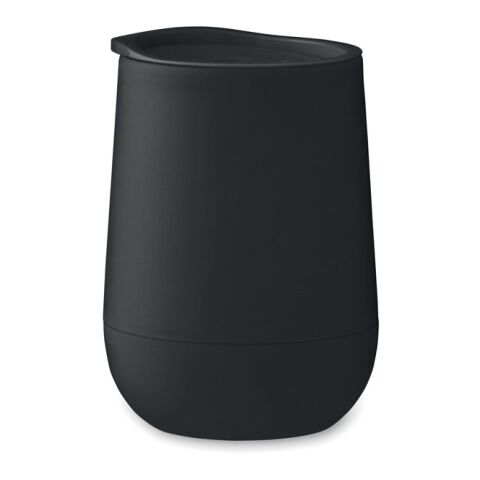 PP Double wall tumbler 300 ml black | No Branding | not available | not available