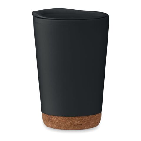 Double wall tumbler 300 ml black | No Branding | not available | not available