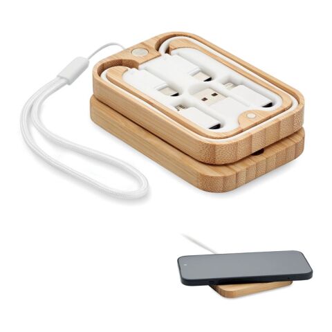 15W wireless charger in bamboo wood | No Branding | not available | not available | not available