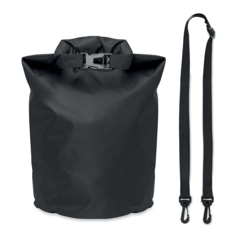 Waterproof bag 210T RPET 5L black | No Branding | not available | not available | not available