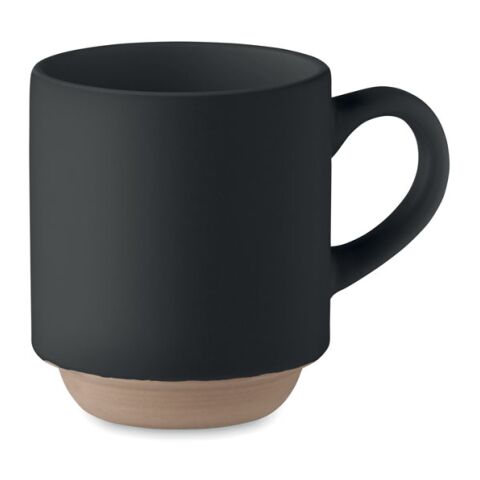 Ceramic stackable mug 170 ml black | No Branding | not available | not available