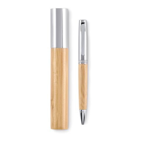 Metal twist ball pen in tube wood | No Branding | not available | not available