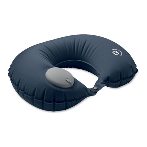 Fast inflatable travel pillow blue | No Branding | not available | not available | not available