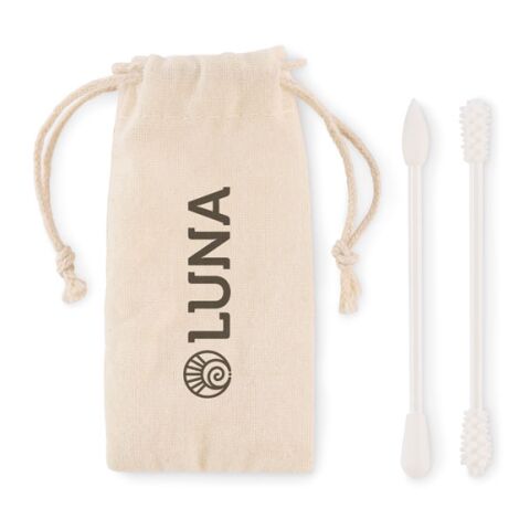 Reusable swabs set beige | No Branding | not available | not available | not available