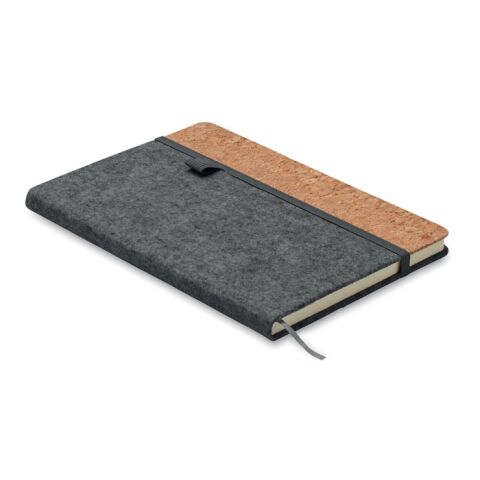 A5 RPET cork notebook grey | No Branding | not available | not available | not available