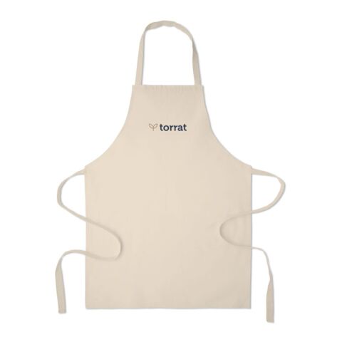 Recycled cotton apron beige | No Branding | not available | not available | not available