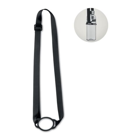 Lanyard with cup holder 6cm black | No Branding | not available | not available | not available