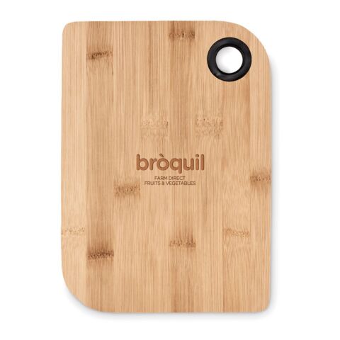 Bamboo cutting board with rounded edges black | Without Branding | not available | not available