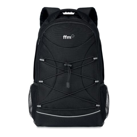 600D RPET backpack black | No Branding | not available | not available | not available