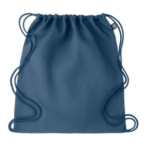 Hemp drawstring bag 200 gr/m² blue | No Branding | not available | not available | not available