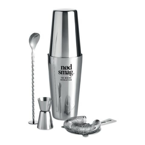 Cocktail set 750 ml shiny silver | No Branding | not available | not available | not available