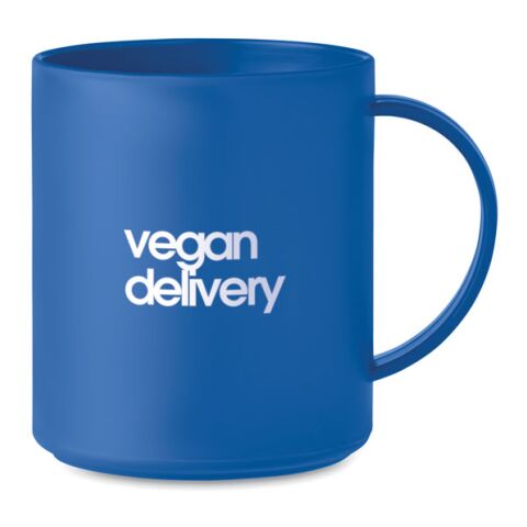 Reusable plastic mug 300 ml blue | No Branding | not available | not available