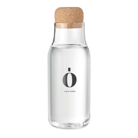 Glass bottle cork lid 600 ml transparent | Without Branding | not available | not available