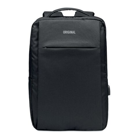 Computer backpack with front pocket black | Without Branding | not available | not available | not available