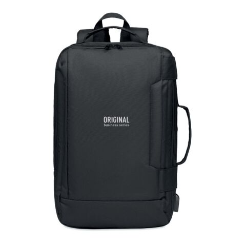 Computer backpack with USB charging cable black | No Branding | not available | not available | not available