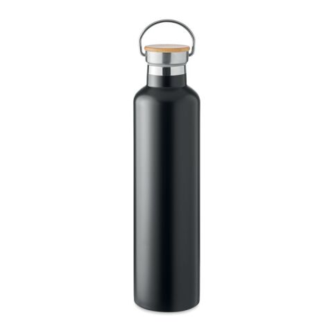 Double wall flask 1L black | No Branding | not available | not available | not available