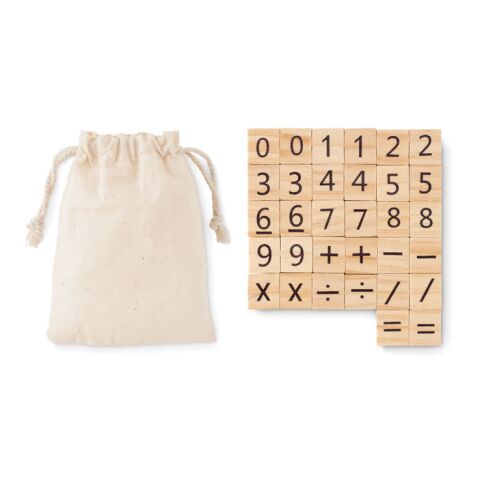 Wood educational counting game beige | No Branding | not available | not available | not available