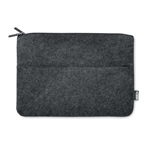 RPET felt zipped laptop bag