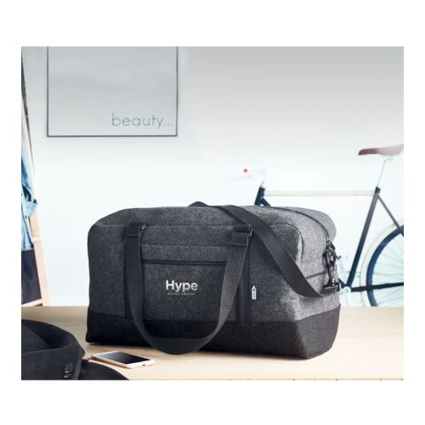 RPET felt weekend bag grey | No Branding | not available | not available | not available