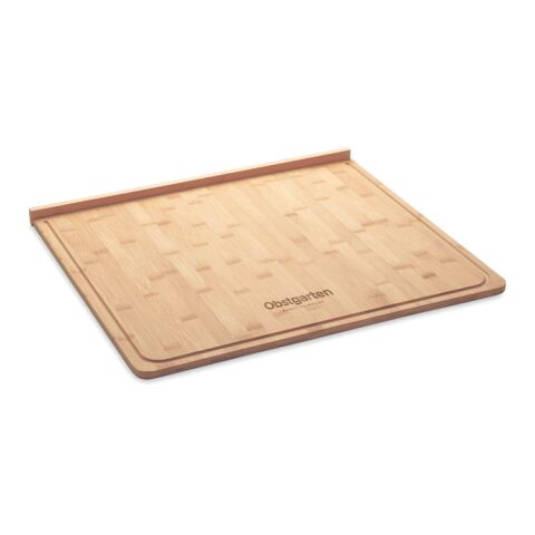 Bamboo cutting board with groove 38x45 cm wood | No Branding | not available | not available