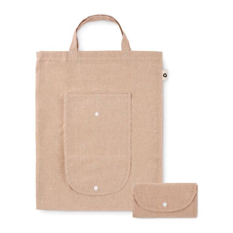 Foldable shopper bag 140 gr/m² beige | No Branding | not available | not available | not available