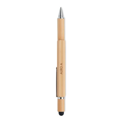 Spirit level pen in bamboo wood | Without Branding | not available | not available
