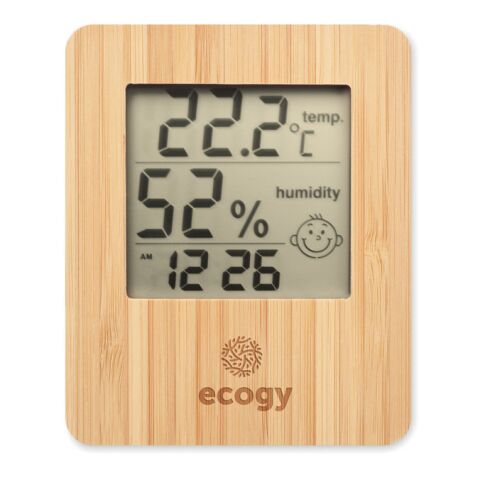 Bamboo weather station wood | Without Branding | not available | not available | not available