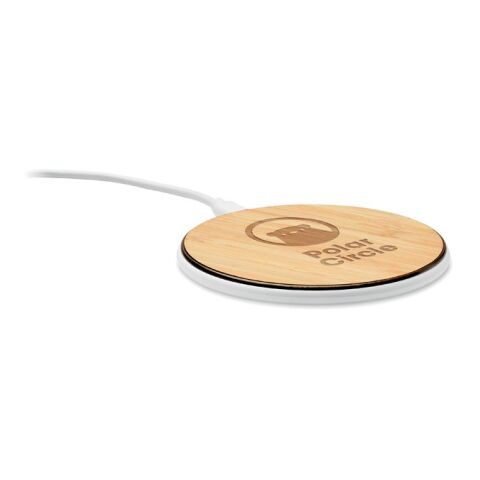 Round bamboo wireless charger wood | No Branding | not available | not available | not available