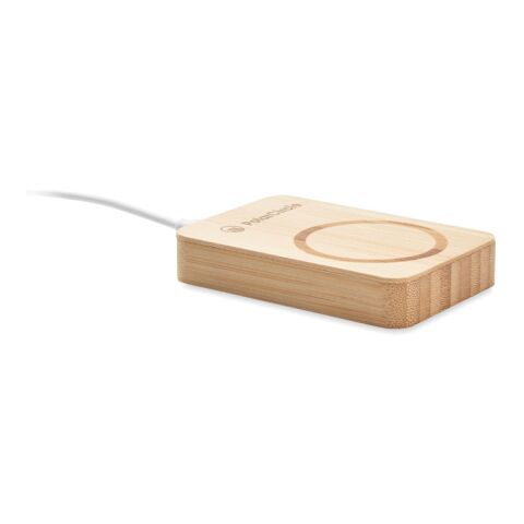 Bamboo wireless charger &amp; power bank wood | No Branding | not available | not available