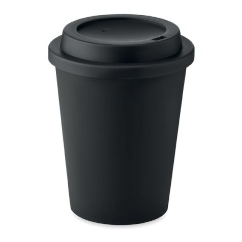 Double wall tumbler PP 300 ml black | No Branding | not available | not available