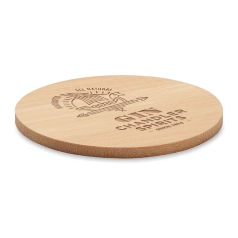 Bamboo round coaster wood | Without Branding | not available | not available
