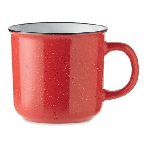 Ceramic vintage mug 400 ml red | No Branding | not available | not available