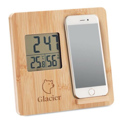 Bamboo weather station 10W wood | Without Branding | not available | not available | not available