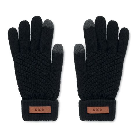 Rpet tactile gloves black | No Branding | not available | not available | not available