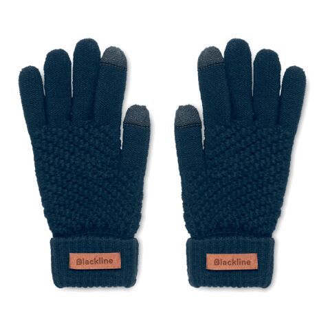 Rpet tactile gloves navy blue | No Branding | not available | not available | not available