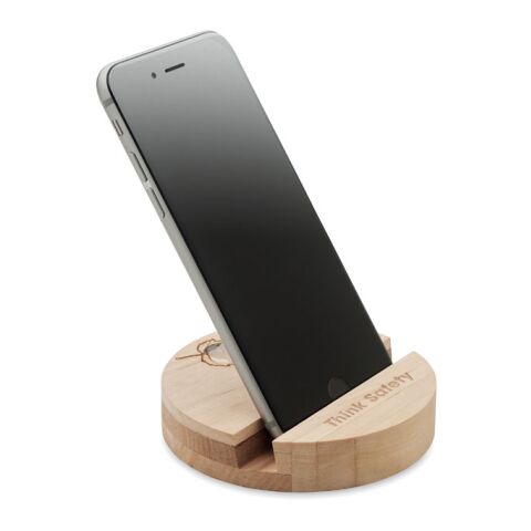 Birch Wood round phone stand wood | No Branding | not available | not available | not available