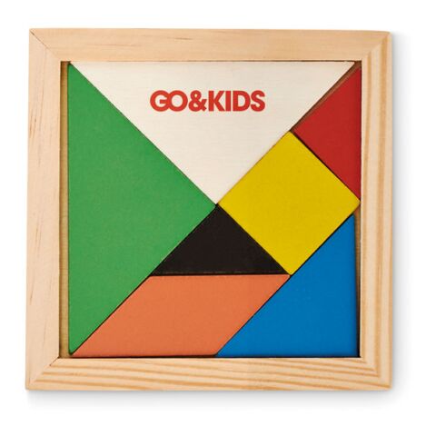 Tangram puzzle in wood wood | No Branding | not available | not available