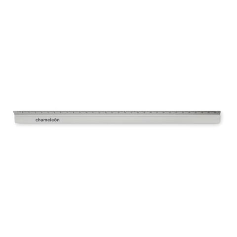 30cm Ruler in aluminium matt silver | Without Branding | not available | not available
