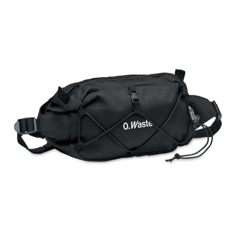 Waist bag in 600D RPET black | Without Branding | not available | not available | not available
